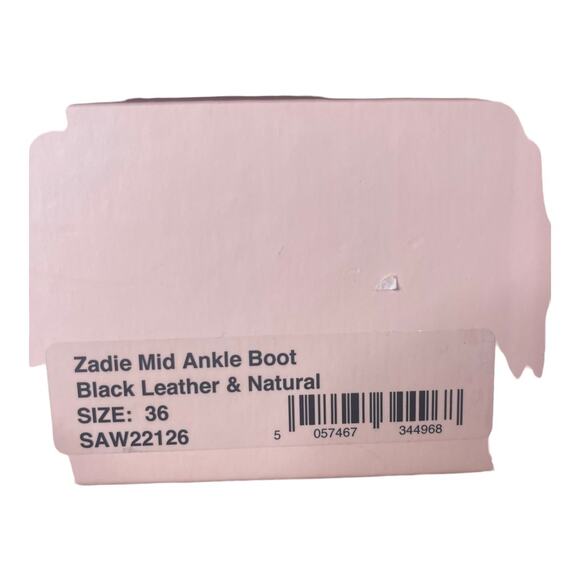 Sophia Webster Zadie Platforms Leather Ankle Booties Grunge Glam Punk 36/ US 5.5 - Picture 12 of 12